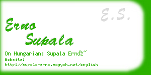 erno supala business card
